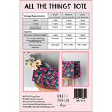 All The Things Tote pattern