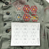 Washable Mending Patterns #5 Lavender