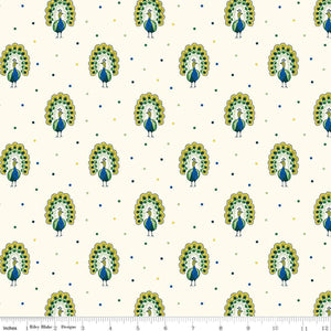 High Summer - Proud Peacocks B $13.99/Yard