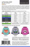 Little Owl Coat Pattern