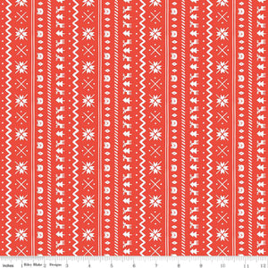 FLANNEL: Fair Isle Red $12.99/ Yard