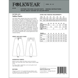 Sailor Pants - Folkwear Patterns