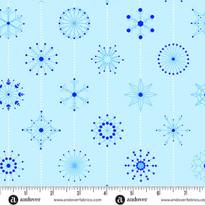 Snowflakes - Arctic  12.99/yd