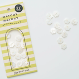 Flower Shaped Buttons - 7/8”