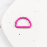 Colorful D Rings: 1"