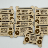 Boom Box Wooden Bobbins