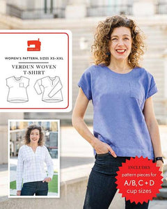 Liesl + Co : Verdun Woven T Shirt