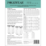 A Lady's Chemise  - Folkwear Patterns