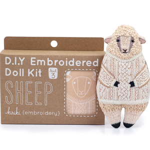 Sheep Embroidery Kit