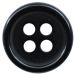 Shiny Polyester Button - 11mm 4 holes