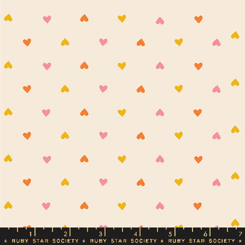 Hearts  - Multi   $12.99/ Yard