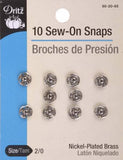 sew on snaps nickel