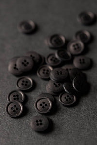 Merchant & Mills Cotton Buttons -Black 15mm