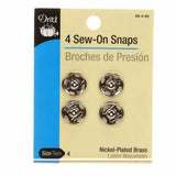 sew on snaps nickel