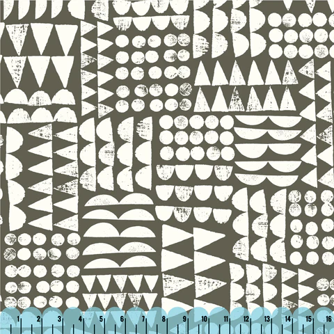 ORGANIC Canvas - Print Patch Grey    $15.98/ Yard