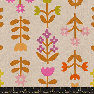 LINEN CANVAS: Meadow Natural $14.99/ Yard