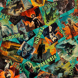 Classic Movie Monsters - Jade $13.49/yd