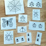 Bug Mending Embroidery Pattern Transfers