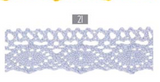 100% Cotton Cluny Lace, 20mm
