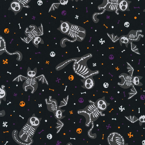 Skeletons - Spooky $12.99/yd