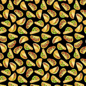 Mini Tacos - Black $12.49/ Yard