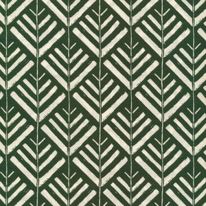 ORGANIC Laminated Cotton - Green Arrow - $20.50 /Yard