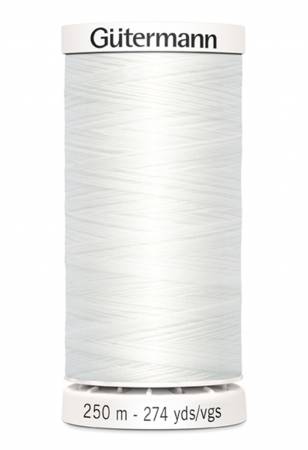 Fil à Coudre Gutermann Sew-All Polyester Noir 250 M - Fil Résistant Pour Machine Et Couture à Main