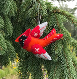 Cardinal, Blue Jay and Goldfinch  Ornaments