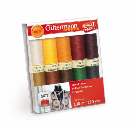 Gutermann Polyester Thread- Fall Box Set