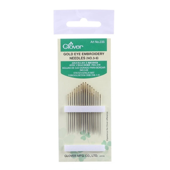 Embroidery Needles Sizes 3/9 16 ct