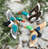Mallard, Merganser and Wood Duck Ornaments