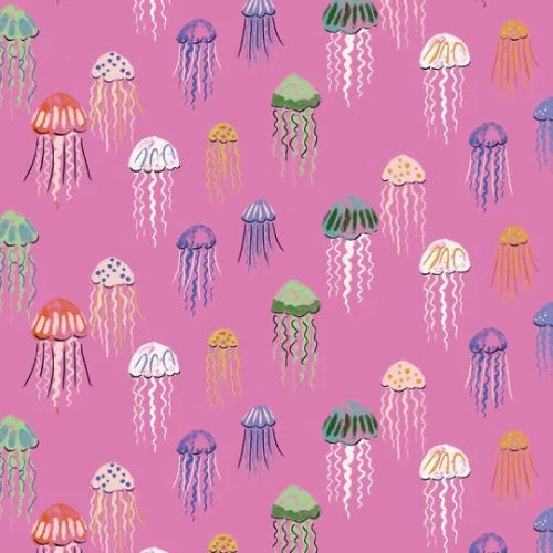 Jelly Fish - Pink $12.99/yd