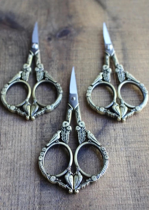 Feathered Friends Embroidery Scissors