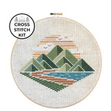 Hiking Trail Cross Stitch Kit