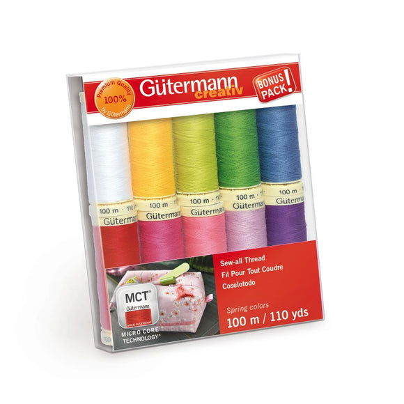 Gutermann Polyester Thread- Spring Box Set