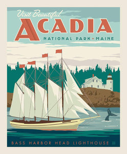 National Parks Poster Panel Acadia $13.49