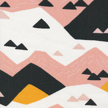 Pink Mountain - Canvas $17.50/ Yard