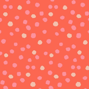 Chunky Dots - Tangerine Dream $12.99/ Yard