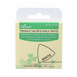 Clover Triangle Tailor's Chalk: White, Blue or Yellow