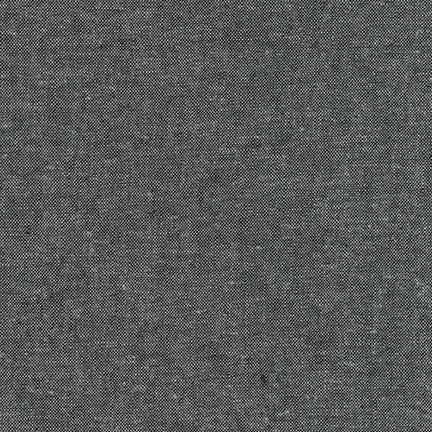 Essex Linen Yarn Dyed - Charcoal $13.75/ yard