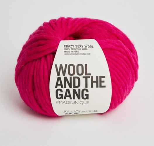 Wool and The Gang - Big Love Cotton - 100 G - 100% Organic Cotton - Chunky Yarn - Pink