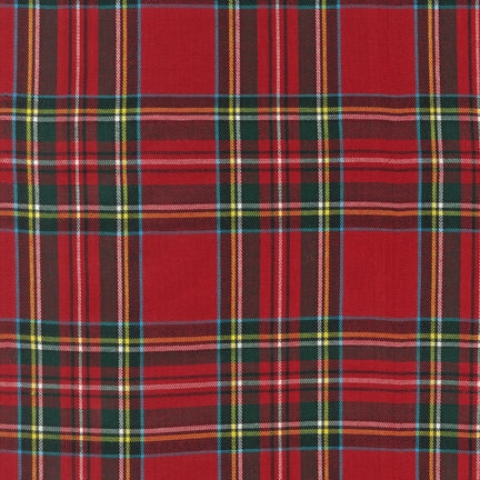 Woven Red Plaid $9.99/yd