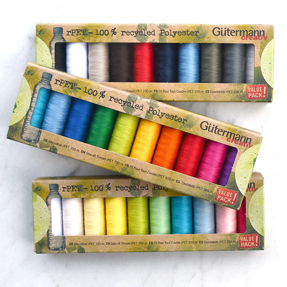 Gutermann Recycled Polyester Thread Set