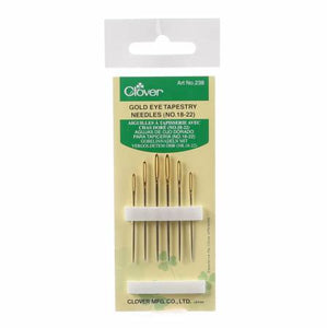 Tapestry Gold Eye Needles Assorted Sizes 18-22